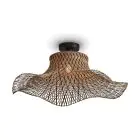 Good&Mojo Plafonnier Ibiza Bambou Noir L | Convient pour 1x E27 