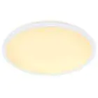 Nordlux LED Plafondlamp Oja 60 Wit 38W 3000lm - 827 Zeer Warm Wit | 600mm - IP20 - 3-staps Dimbaar